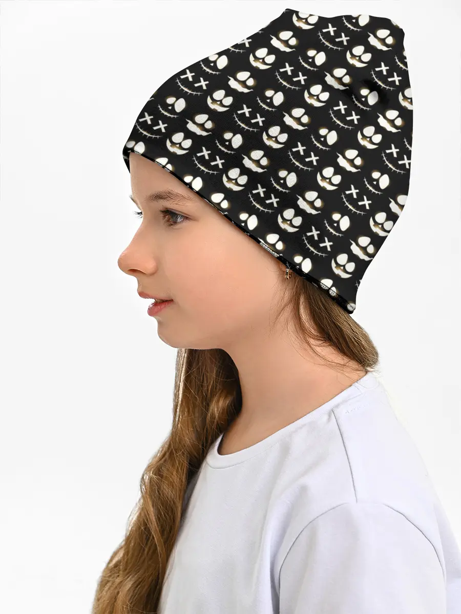 Детская шапка / Прикольные смайлы Хэллоуин 2 / Halloween 2