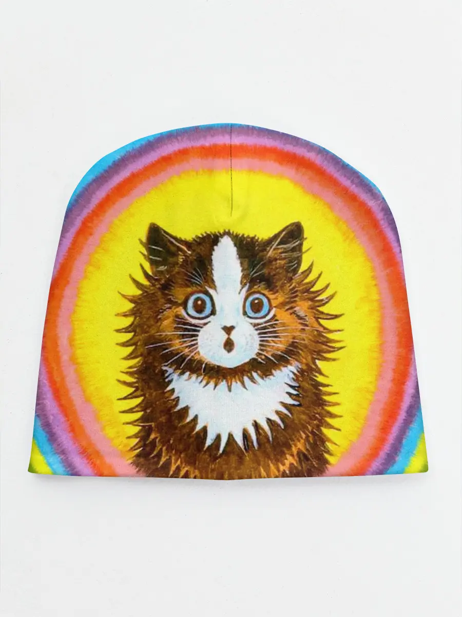 Детская шапка / Радужный кот Луиса Уэйна