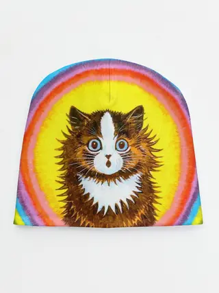 Детская шапка / Радужный кот Луиса Уэйна