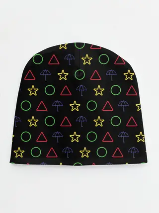 Детская шапка / ИГРА В КАЛЬМАРА, ФИГУРКИ ИГРЫ, ПЕЧЕНЬЕ