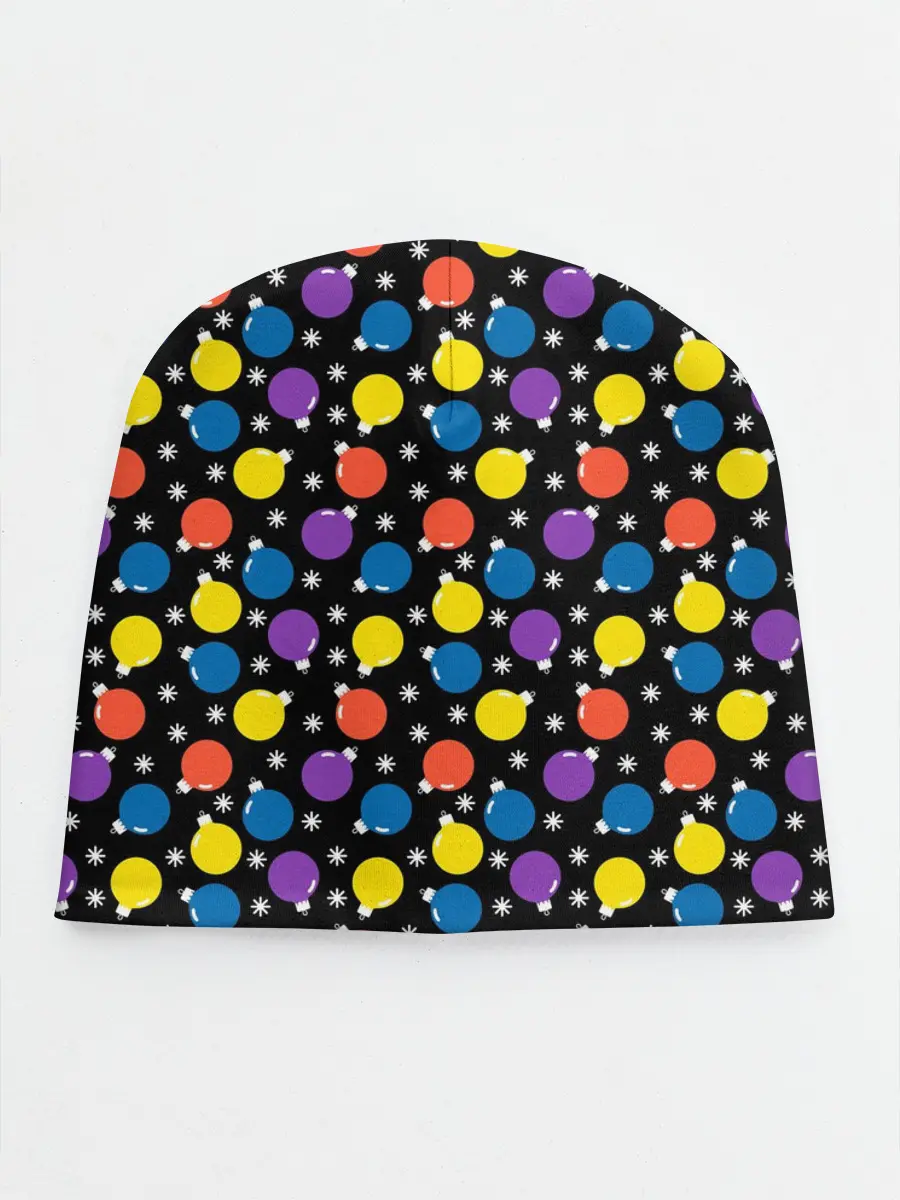 Детская шапка / Новогодние Лампочки