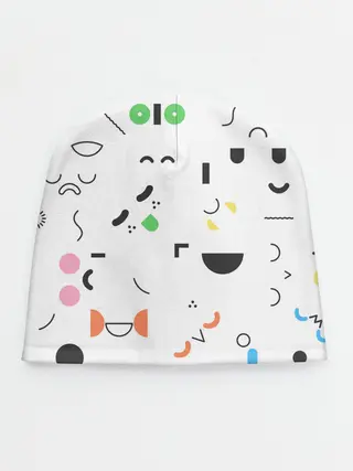 Детская шапка / TOCA BOCA УЗОР ФОН