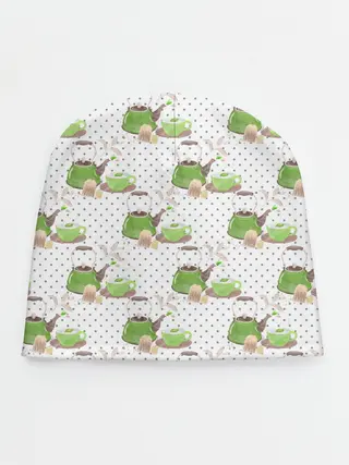 Детская шапка / Зеленый чай