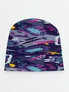 Детская шапка / Космический абстрактный паттерн