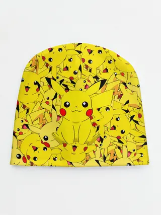 Детская шапка / ПИКАЧУ ПОКЕМОН PIKA PIKA