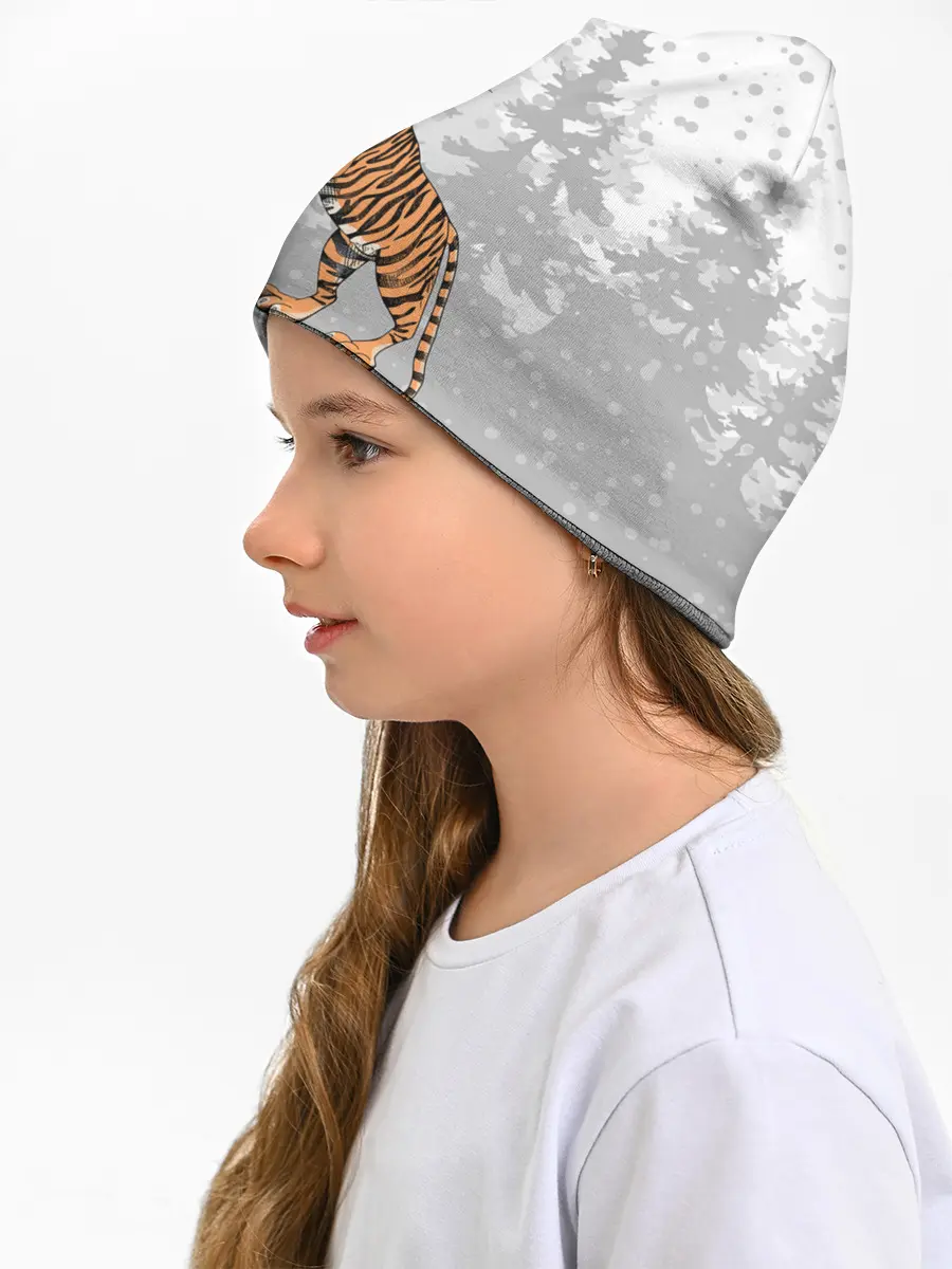 Детская шапка / Тигр с подарками