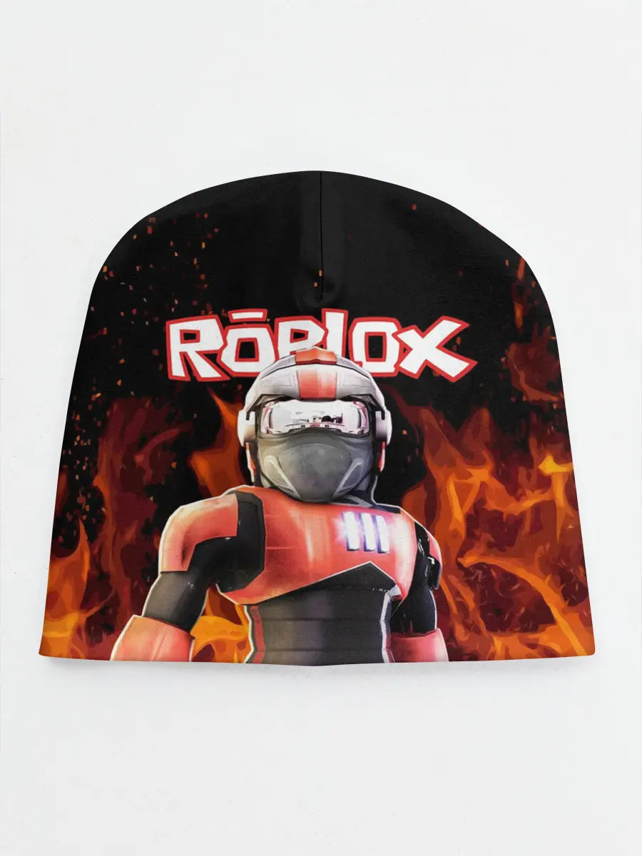 Детская шапка / ROBLOX FIRE | РОБЛОКС ОГОНЬ | ПОЖАРНЫЙ