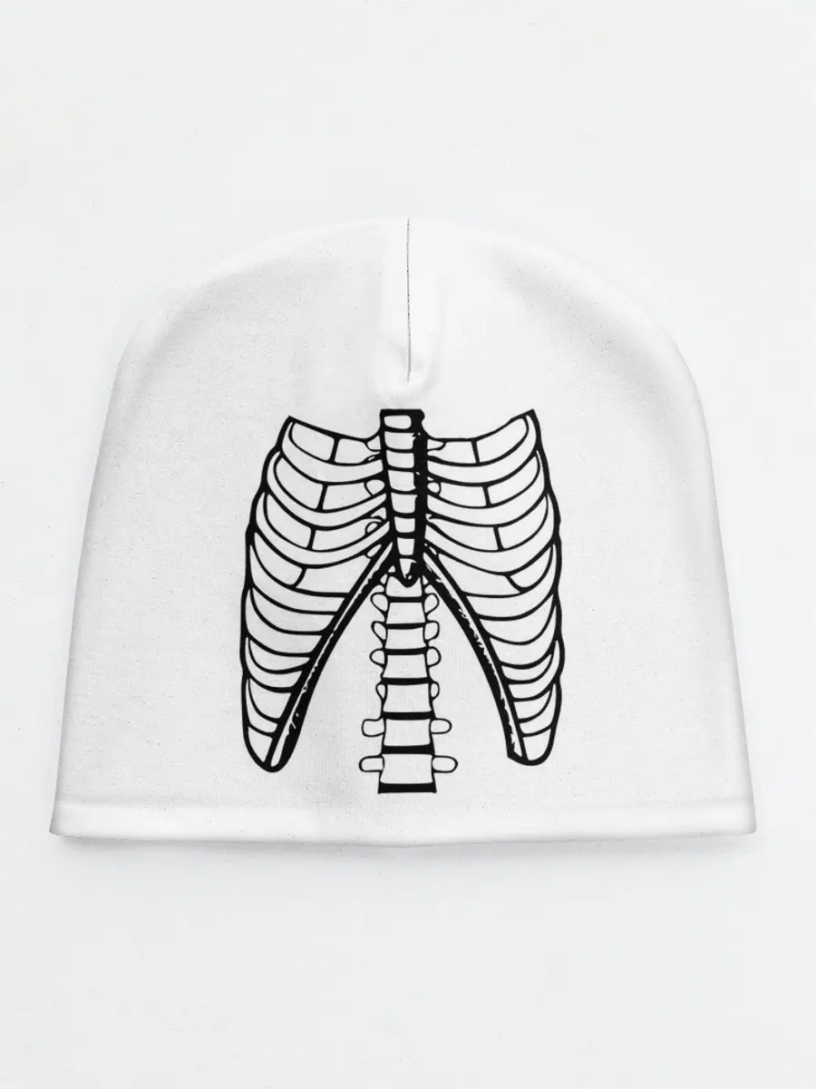 Детская шапка / ребра скелета