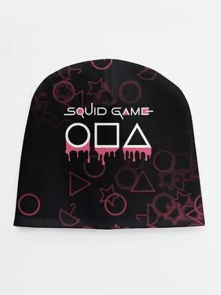 Детская шапка / Squid Game Pattern.