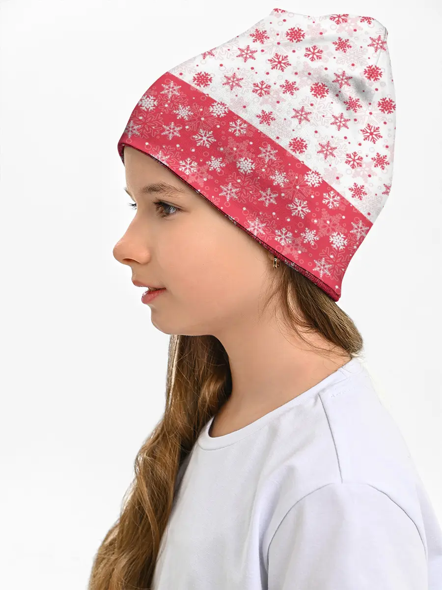 Детская шапка / Снежинки