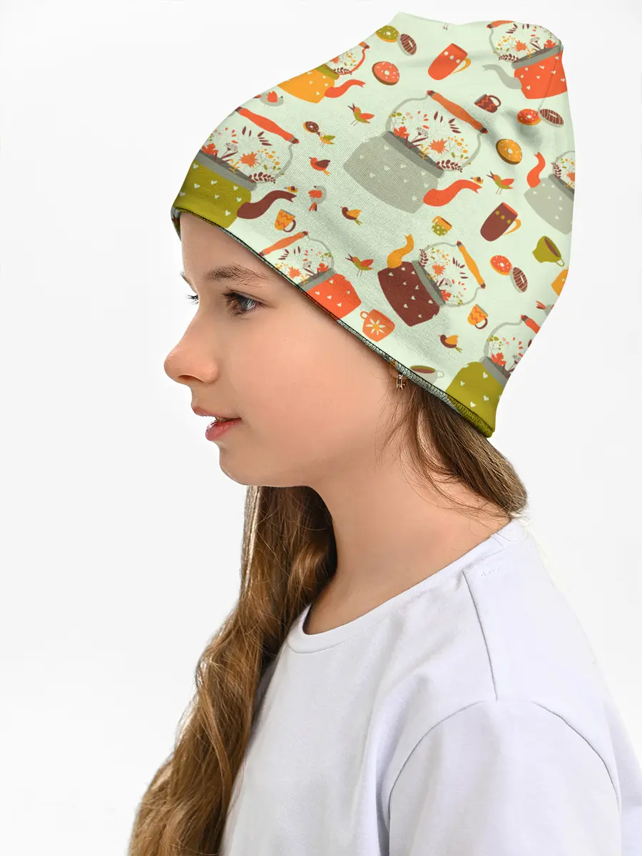 Детская шапка / осенние чаепитие