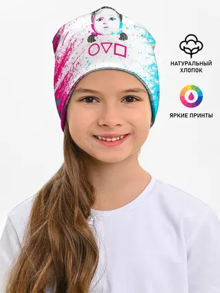 Детская шапка / Игра в кальмара | Squid Game | КУКЛА