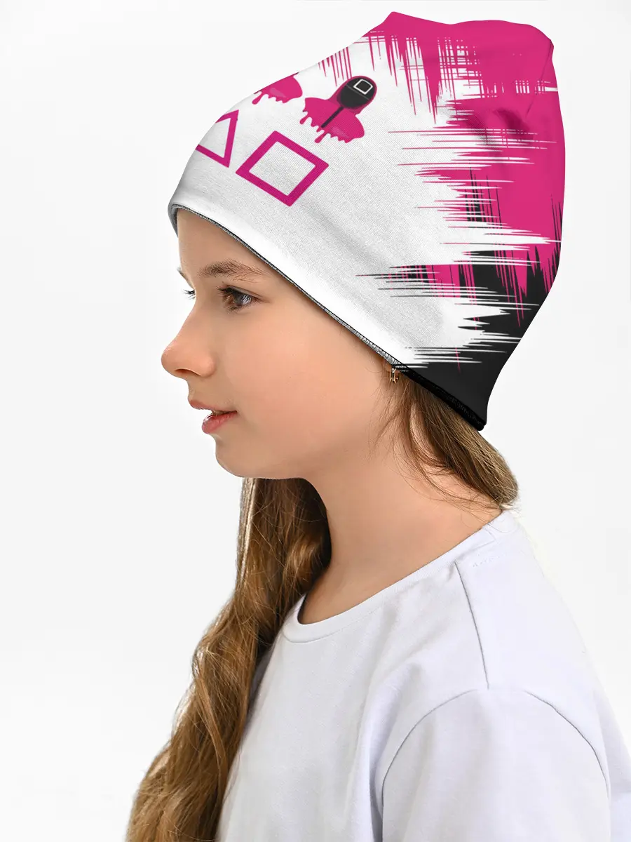 Детская шапка / Игра в кальмара | геометрические фигуры,