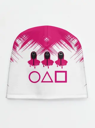 Детская шапка / Игра в кальмара | геометрические фигуры,