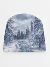 Детская шапка / СНЕЖНЫЙ ПЕЙЗАЖ