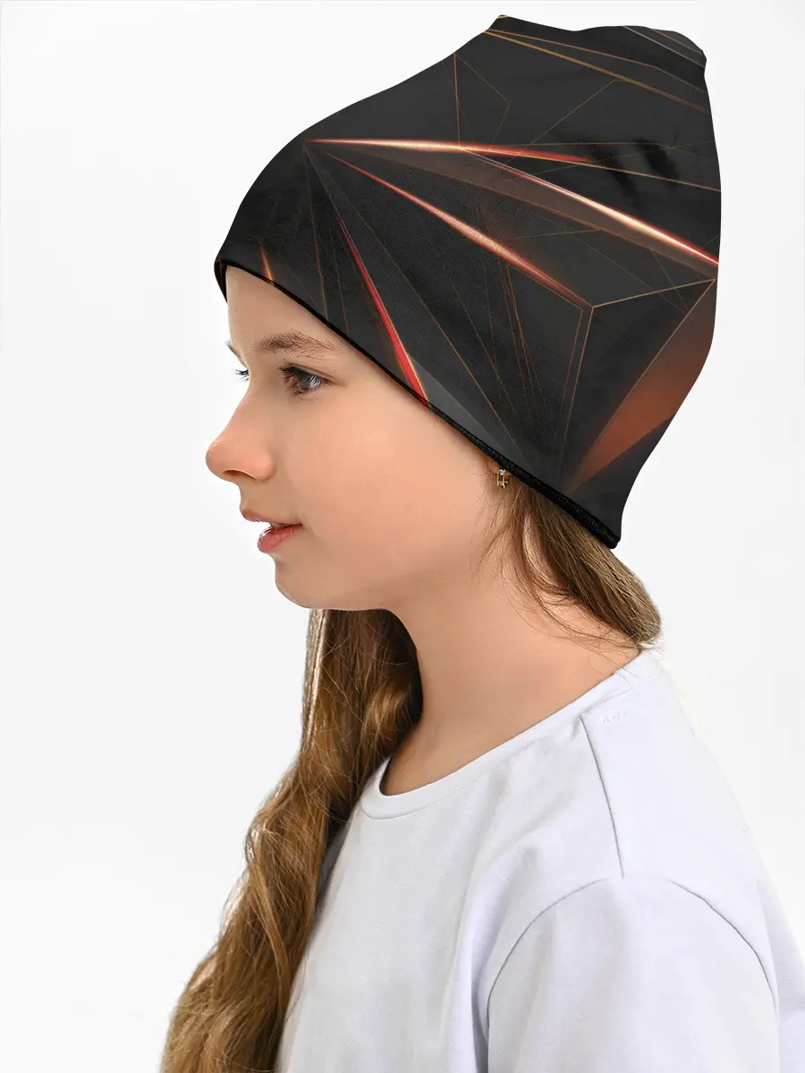 Детская шапка / Геометрическая абстракция.