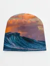 Детская шапка / Закат над волной