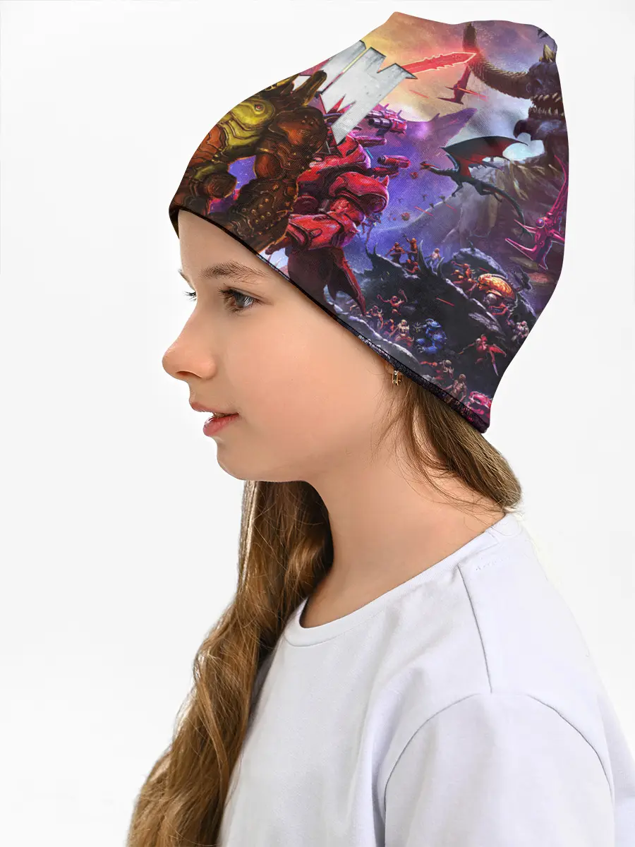 Детская шапка / DOOM ETERNAL | ДУМ БИТВА В АДУ