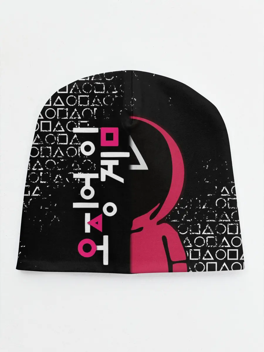 Детская шапка / ИГРА В КАЛЬМАРА ТРЕУГОЛЬНИК | SQUID GAME