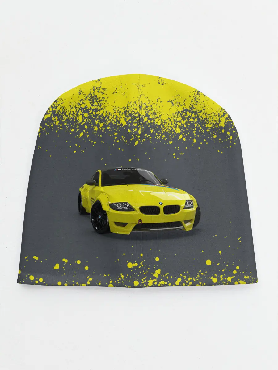 Детская шапка / БМВ | ЖЕЛТЫЙ ПЕРФОРМАНС