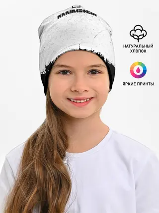 Детская шапка / Рамштайн ЧБ Гранж | Rammstein Rock