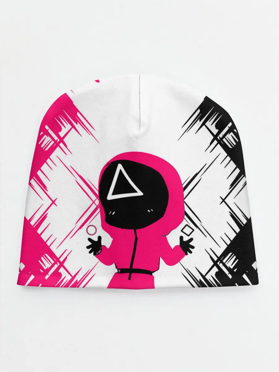 Детская шапка / SQUID GAME | ИГРА В КАЛЬМАРА | треугольник.