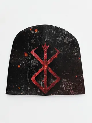 Детская шапка / BERSERK LOGO GRUNGE RED