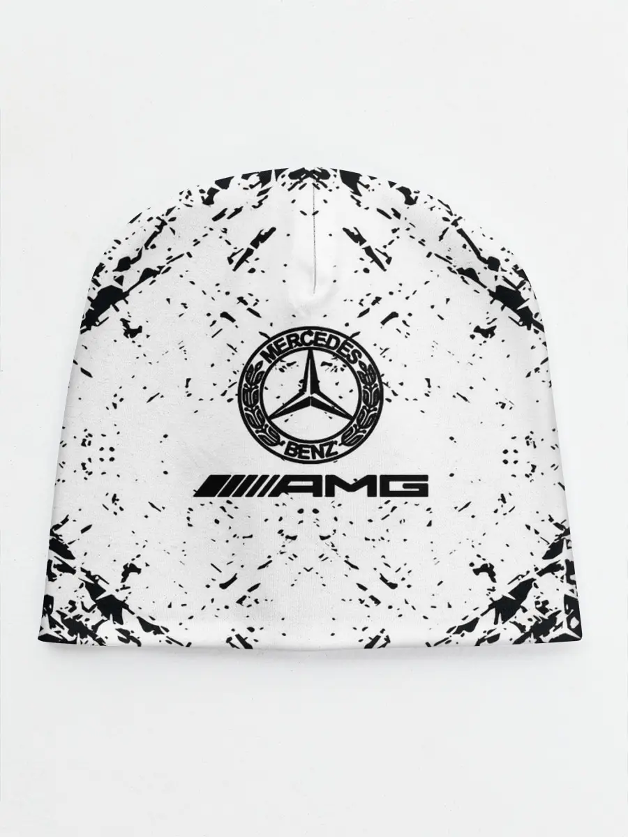 Детская шапка / Mercedes | брызги красок,