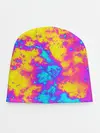 Детская шапка / Яркая абстракция космических красок