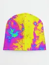 Детская шапка / Яркая абстракция космических красок