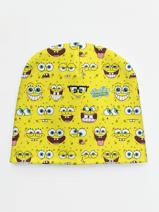 Детская шапка / Губка Боб паттерн