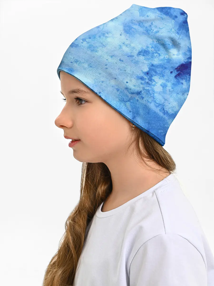 Детская шапка / Красочная синева