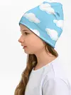 Детская шапка / Белые облака
