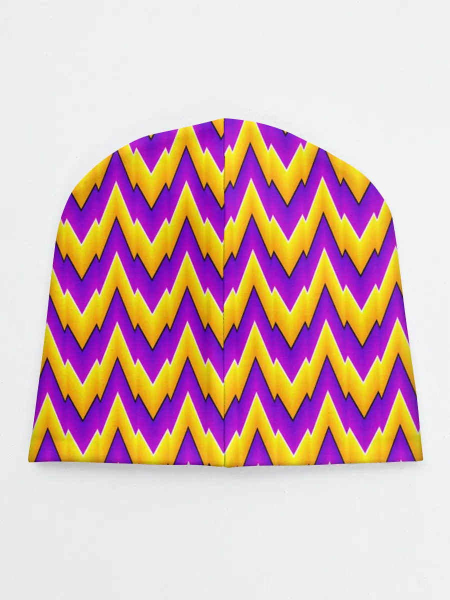 Детская шапка / Желто-Фиолетовые Волны