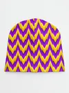Детская шапка / Желто-Фиолетовые Волны