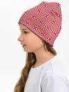 Детская шапка / Желто Фиолетовая иллюзия вращения