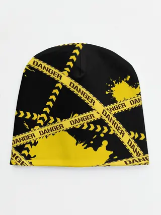 Детская шапка / Лента DANGER