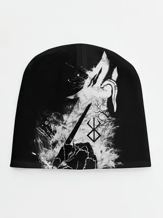 Детская шапка / БЕРСЕРК БЕЛЫЙ ГАТС С МЕЧОМ