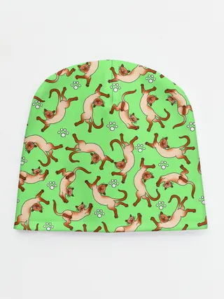 Детская шапка / Сиамские коты