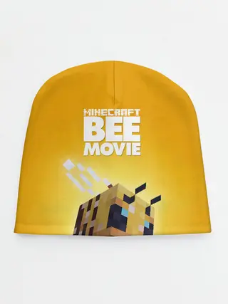 Детская шапка / BEE MOVIE Minecraft