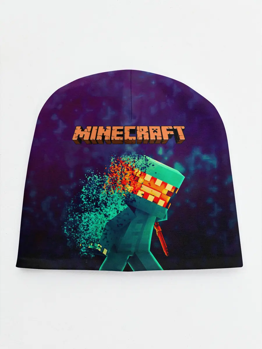 Детская шапка / Minecraft АНАРХИЯ