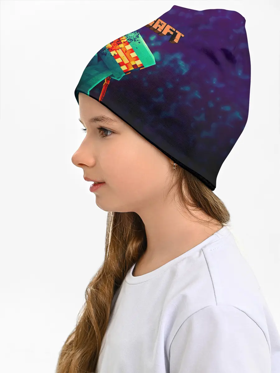 Детская шапка / Minecraft АНАРХИЯ