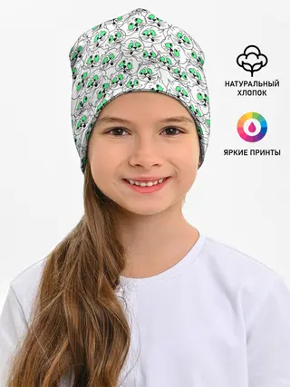 Детская шапка / Веселые кошачьи глазки