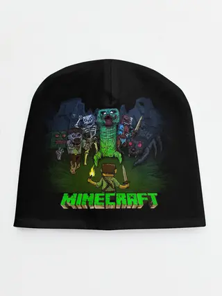 Детская шапка / Стив против монстров | Майнкрафт