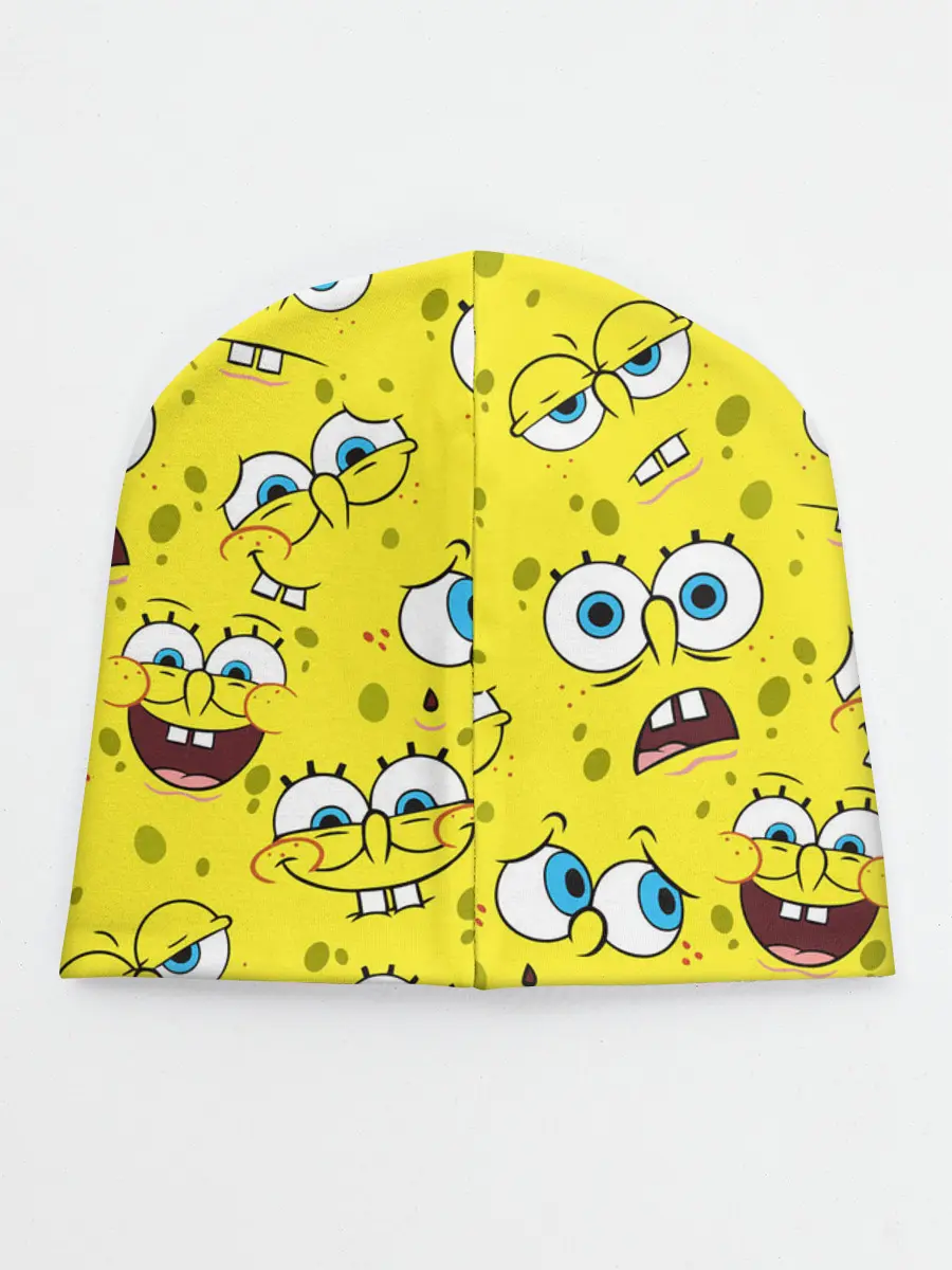Детская шапка / Губка Боб / SpongeBob pattern