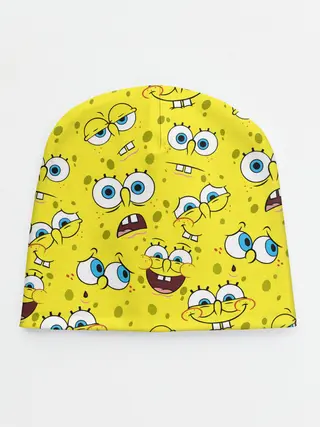 Детская шапка / Губка Боб / SpongeBob pattern