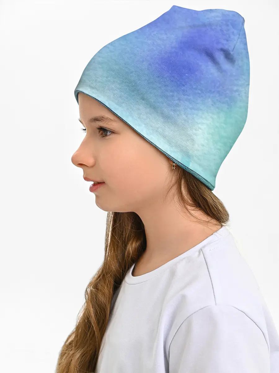 Детская шапка / Небесная синева