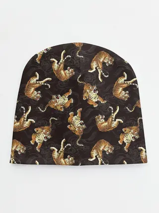 Детская шапка / Паттерн Японский тигр