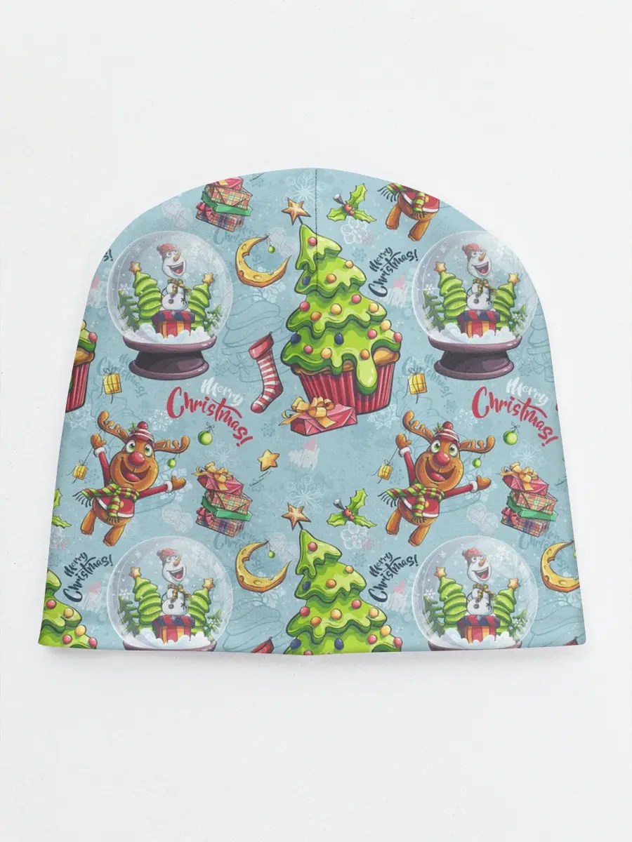 Детская шапка / Merry Christmas Pattern