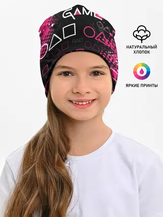 Детская шапка / ИГРА В КАЛЬМАРА / ГРАНЖ ЛОГО